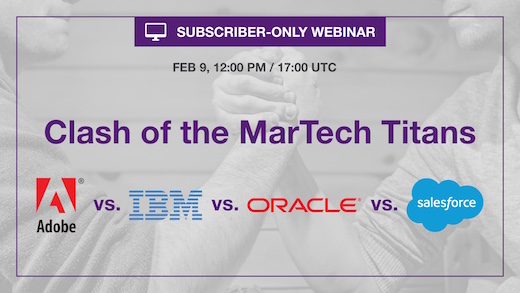 MarTech Oracle IBM Eloqua Marketo
